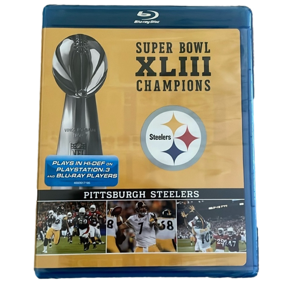 Super Bowl XLIII Champions Steelers Blu-ray New!